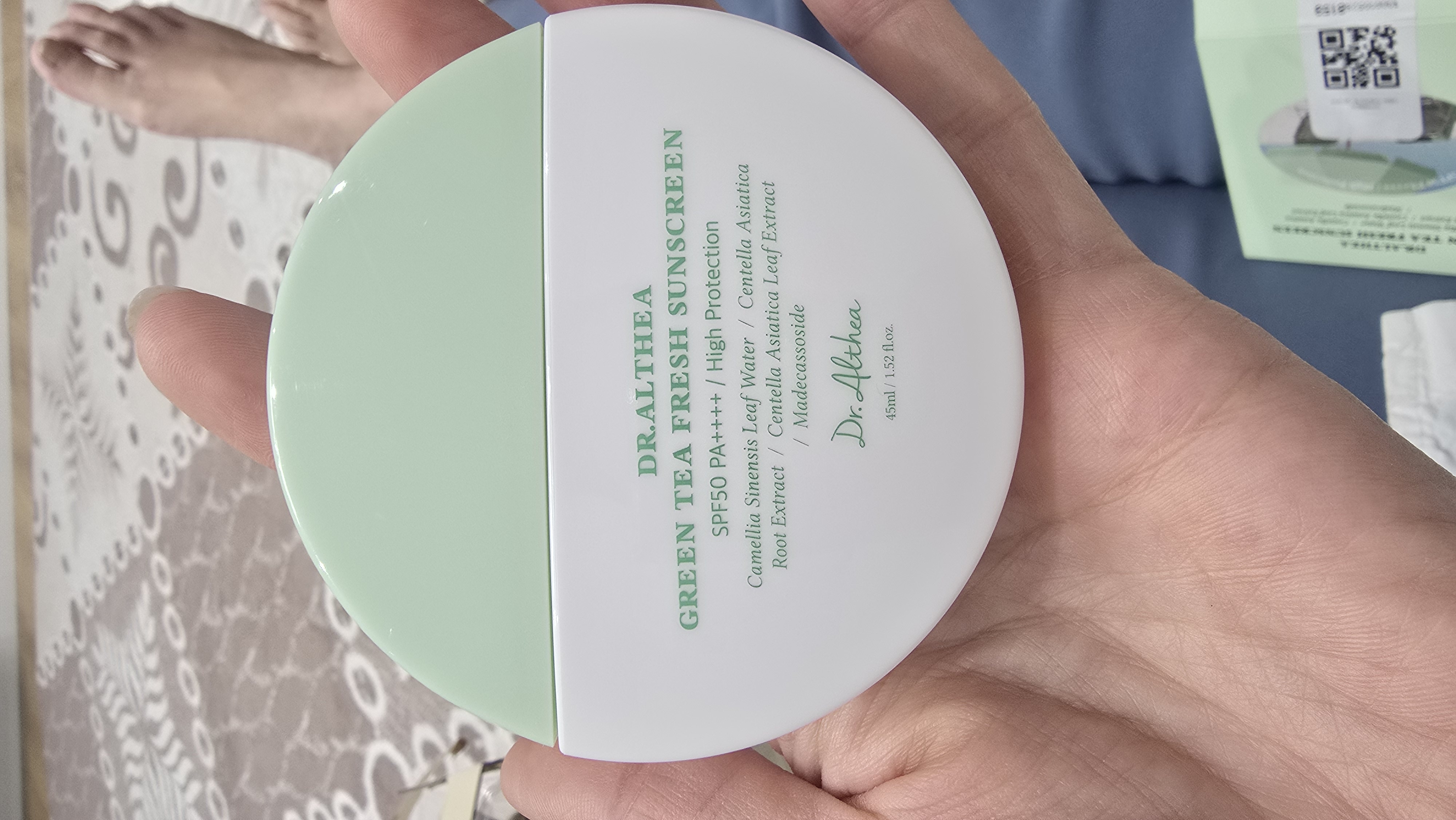 Солнцезащитный крем для лица Dr.Althea SPF50 sunscreen, увлажняющий и успокаивающий, 45 мл