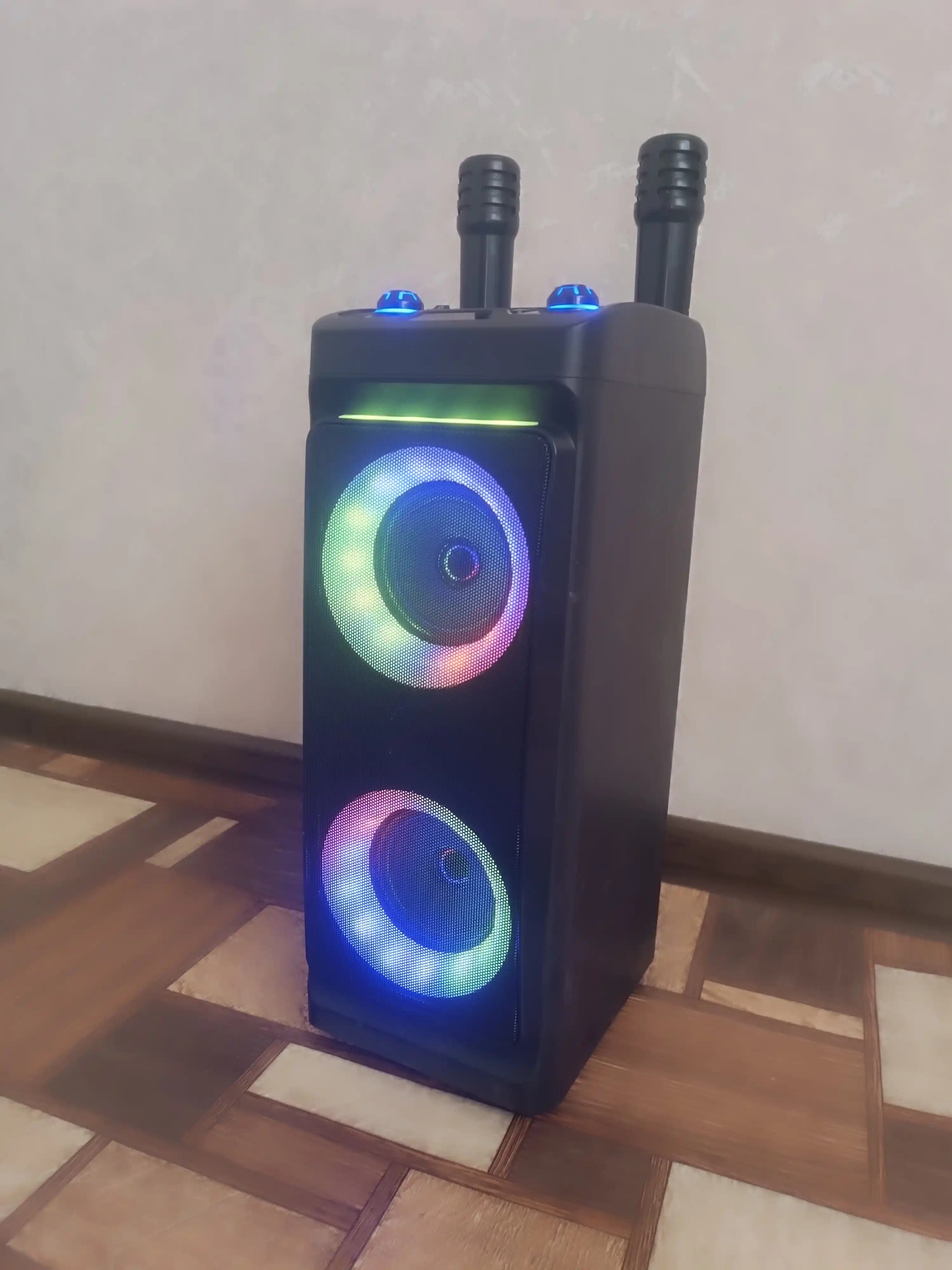 Katta simsiz kalonka Sing-e ZQS, kuchli bass, bluetooth, mikrofonli, karaoke, bayram uchun