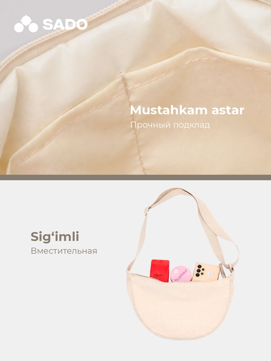 SADO Sling sumka, Krossbodi, Bananka