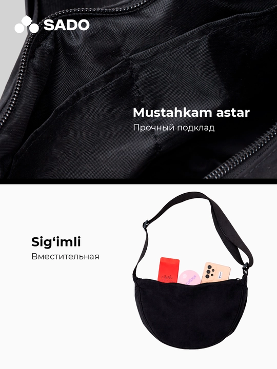 SADO Sling sumka, Krossbodi, Bananka