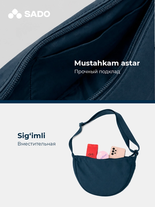 SADO Sling sumka, Krossbodi, Bananka