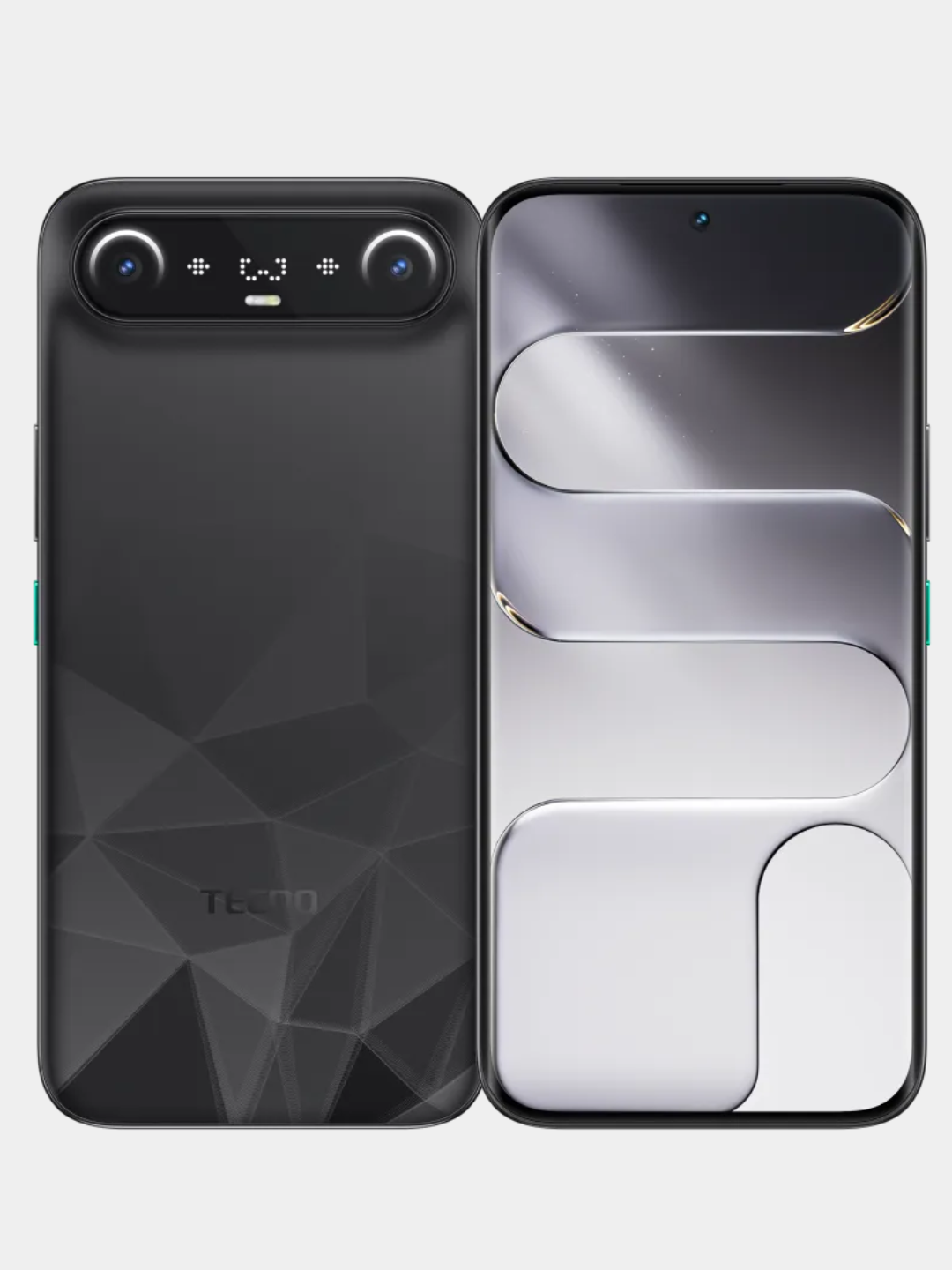 Смартфон Tecno CAMON Slim:Curved 3D AMOLED, 1.5K, 144Гц, 50Мп Sony LYTIA 600 Ultra,5600мАч