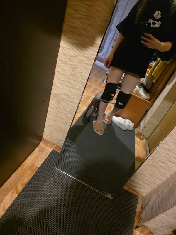 Ortopedik tizza bandaji, yon prujinali fiksatsiya, sport va tiklanish uchun, 1 dona