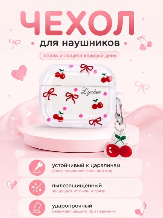 Quloqchinlar uchun g'ilof Airpods pro, pro 2, 3 - 