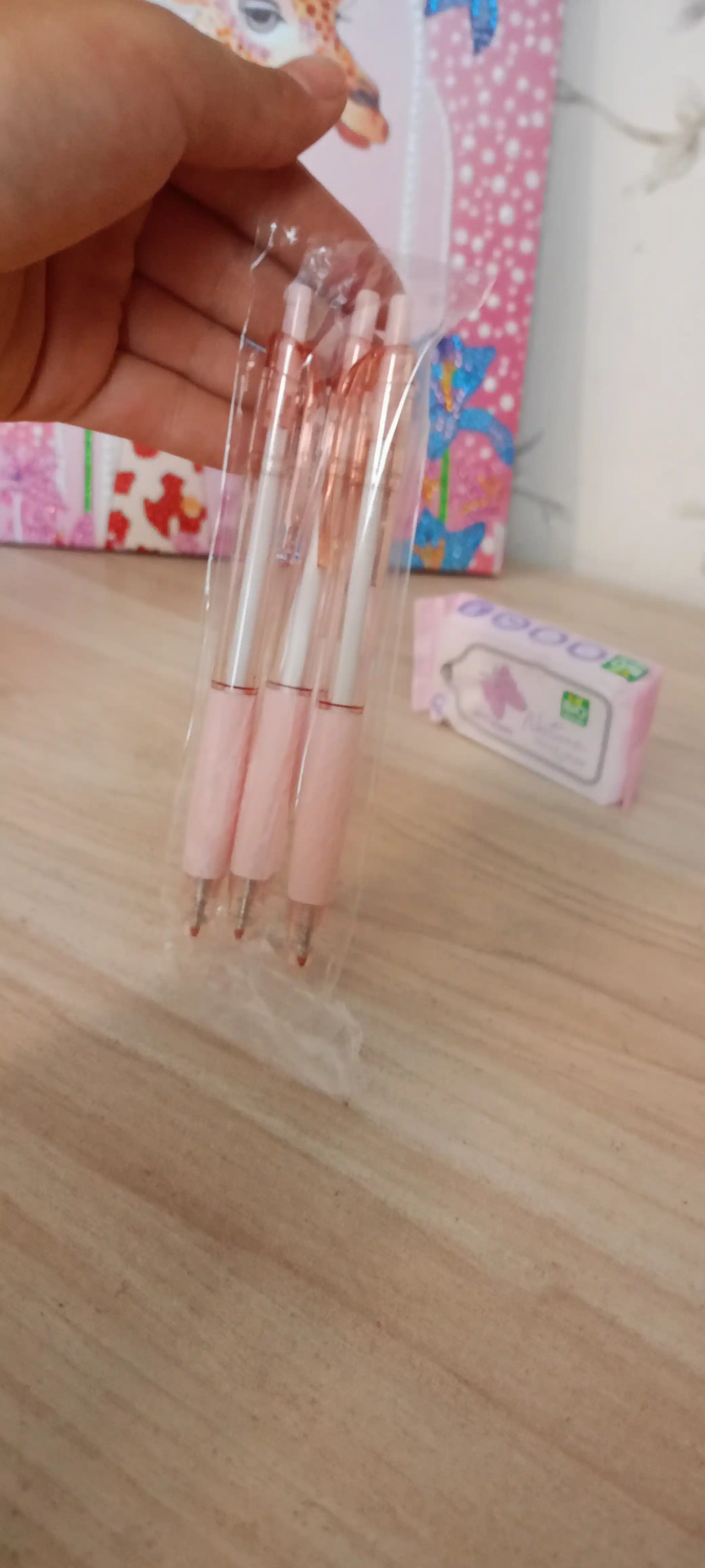 0,7 mm EQ150C-BL Deli sharikli ruchkasi 3 tadan