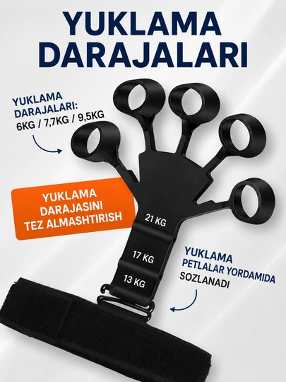 Espander qo'l barmoqlari va bilaklar uchun trenajor sport, fitnes