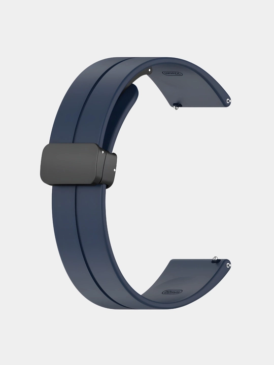 Ремешок силиконовый для Samsung, Huawei, Amazfit и любых других часов, размер 22/20 мм