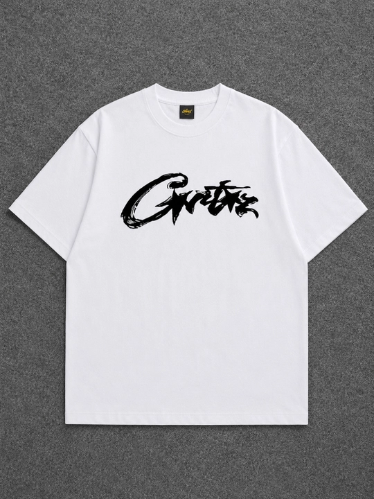Corteiz Oversize Y2K Streetwear futbolkasi, 100% paxta, uniseks - 