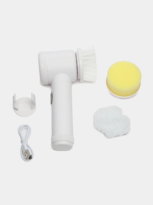 Tozalash uchun universal elektr cho'tka Magic Brush 5 tasi 1 da