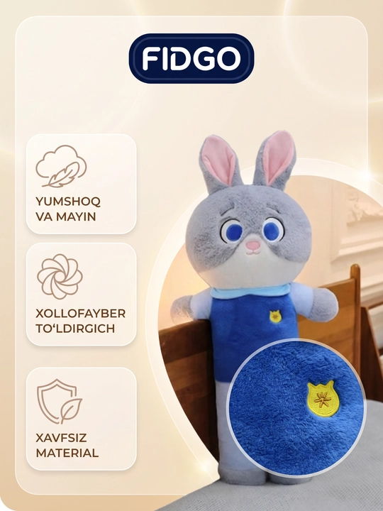 Мягкая игрушка-подушка "кот Батон", плюшевый, для обнимашек и сна, антистресс