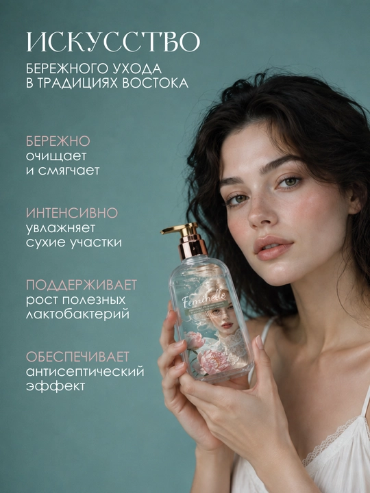 Love Rayhon Feminelle гель для интимной гигиены, 300 мл