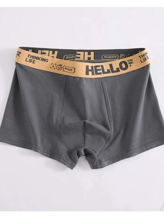 Мужское нижнее бельё, хлопковые боксеры. В одном комплекте — 3 боксера