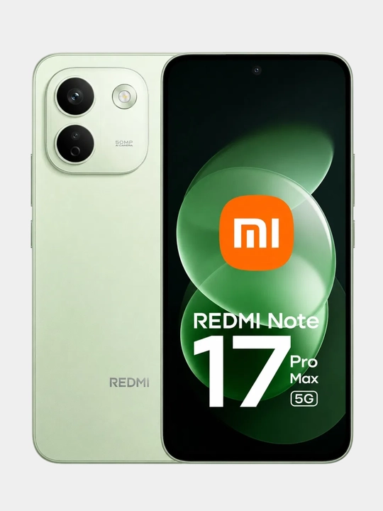Смартфон Redmi Note 17 Pro Max 5G, AMOLED-экран, 120 Гц,SIM+eSIM,10000 мА·ч,гарантия 1 год