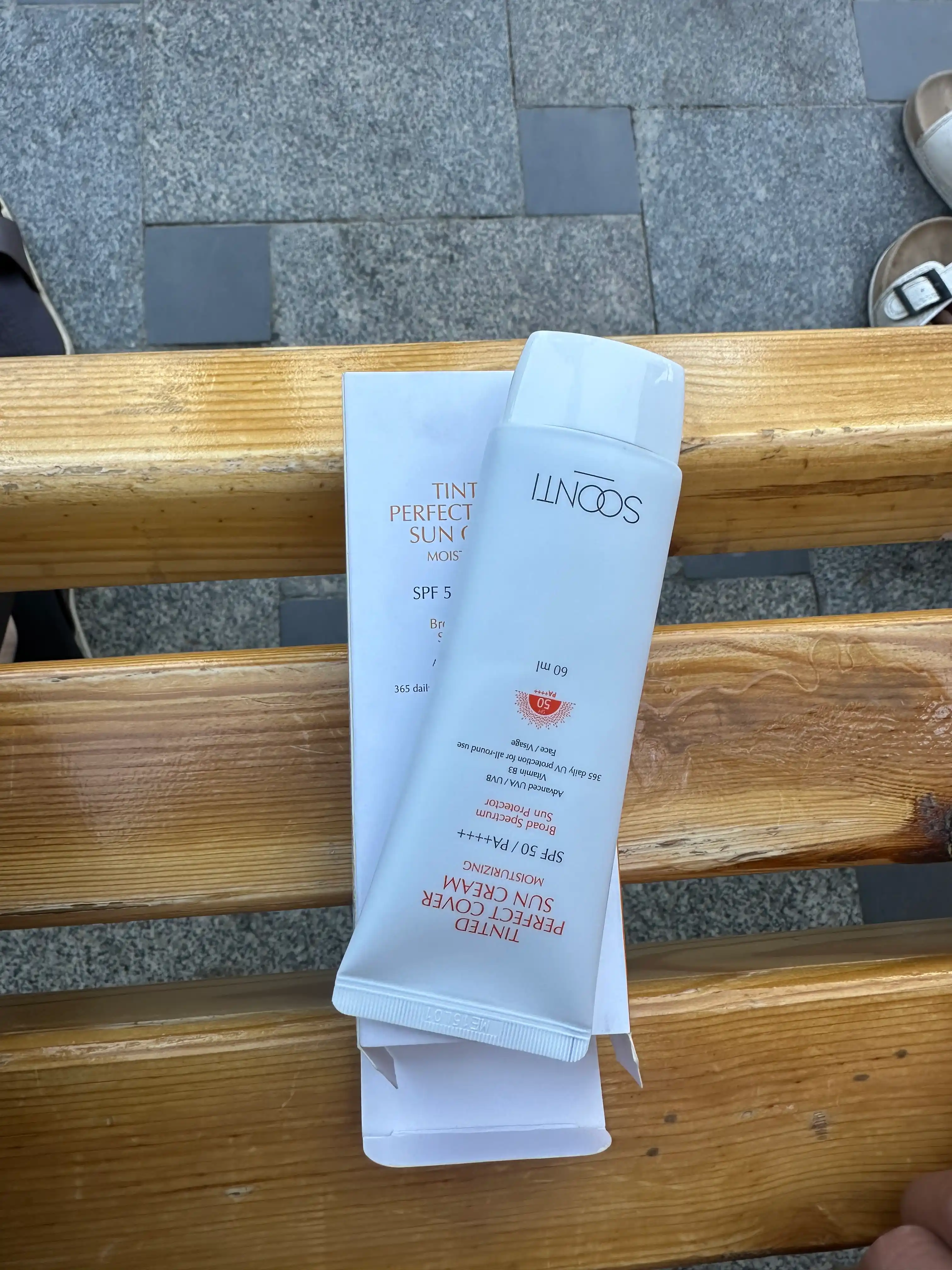 Солнцезащитный крем SOONTI SPF 50+ для лица, увлажняющий уход, 60 мл