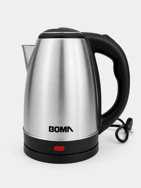 Elektr choynaglar BOMA 1500Vt, shisha, po'lat va sensorli displey 2-2,5 litr, LED va 360°