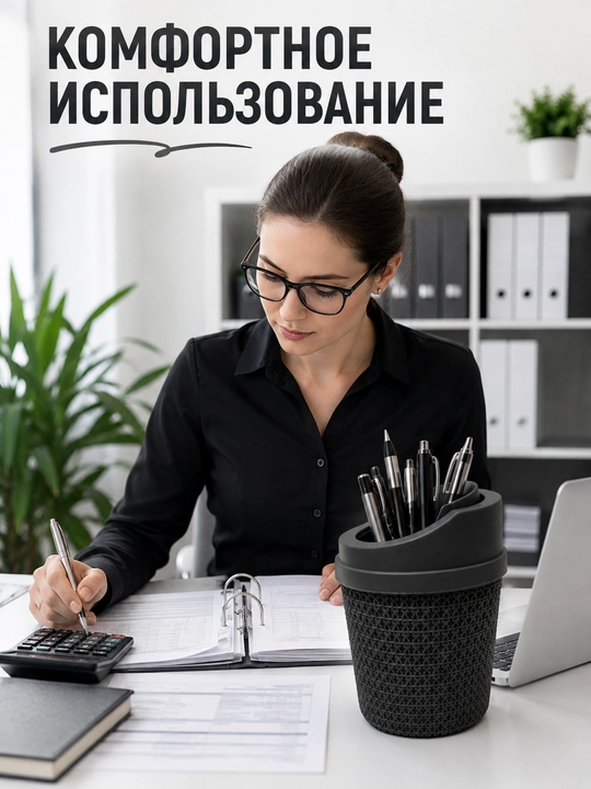 Органайзер — маленькая урна с крышкой