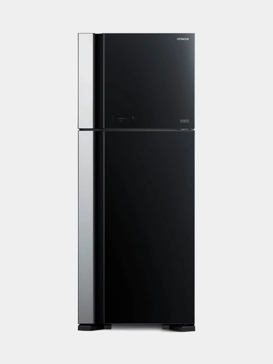 Холодильник Hitachi HRTN7489DFGBKCS, 450 л, No Frost, инвертор, Nano Titanium