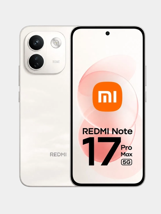 Смартфон Redmi Note 17 Pro Max 5G, AMOLED-экран, 120 Гц,SIM+eSIM,10000 мА·ч,гарантия 1 год