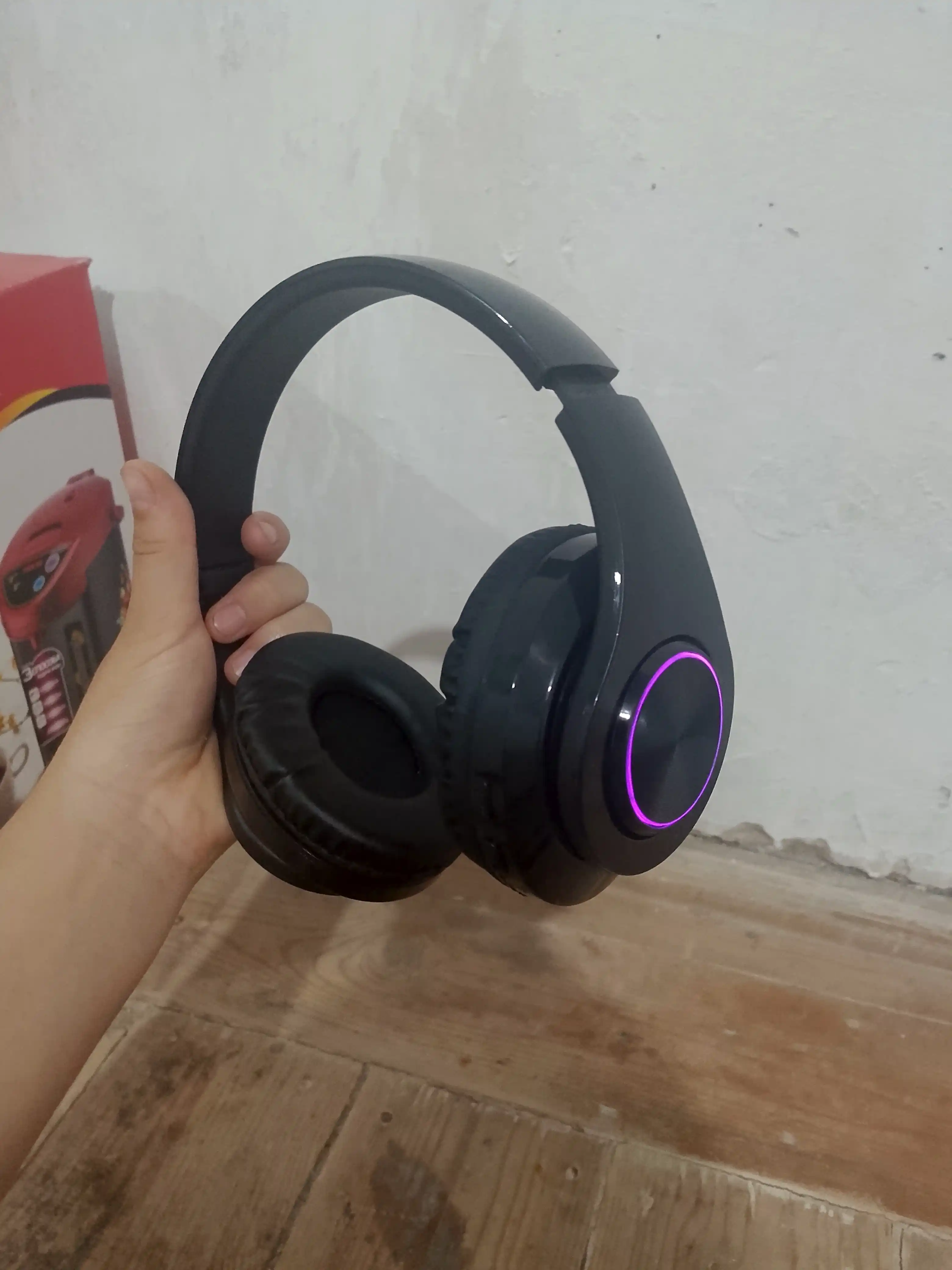 Беспроводные наушники с микрофоном, большие полноразмерные, Bluetooth