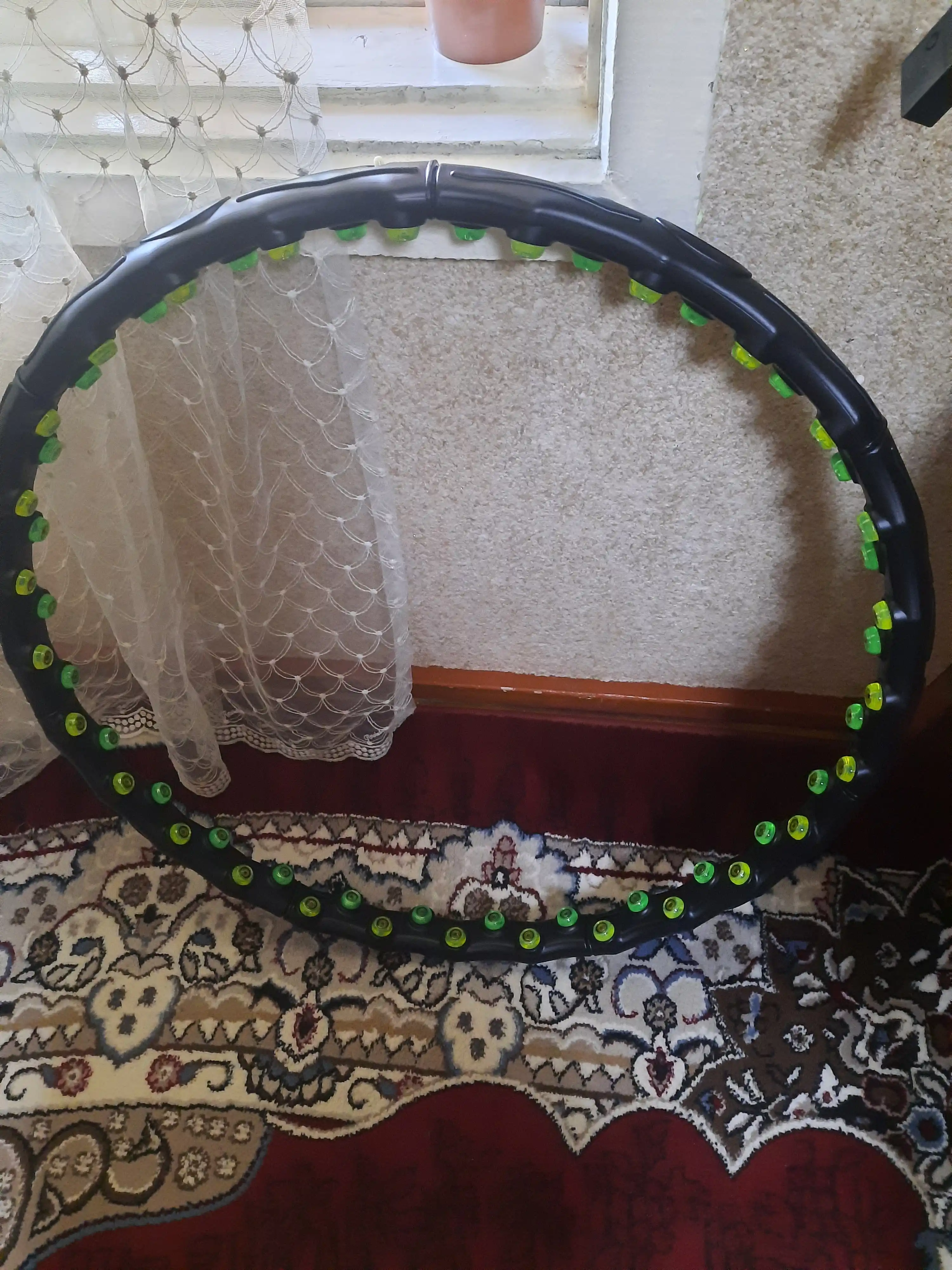 Massajli yig'iladigan obruch JS 6002,  hoola hoop