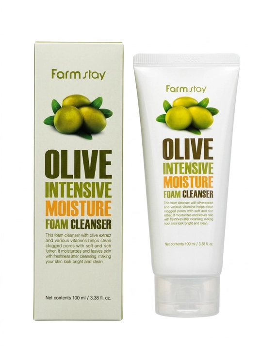 Farmstay Olive Intensive Moisture Foam Cleanser (100 ml)penkasi - 