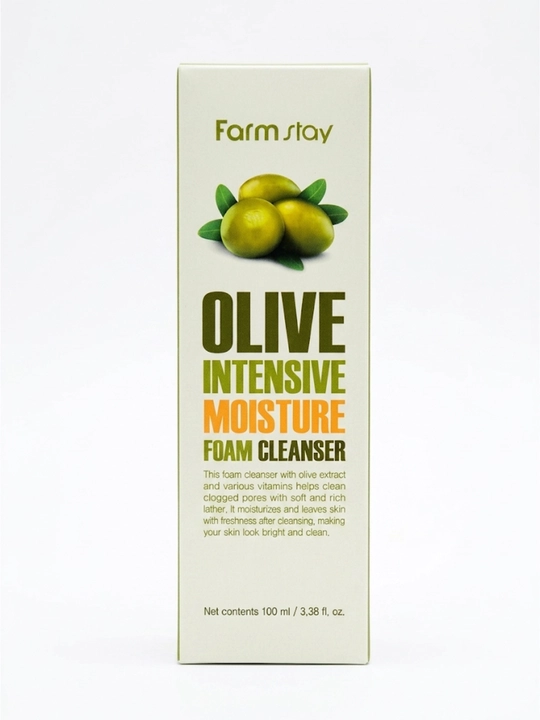 Farmstay Olive Intensive Moisture Foam Cleanser (100 ml)penkasi