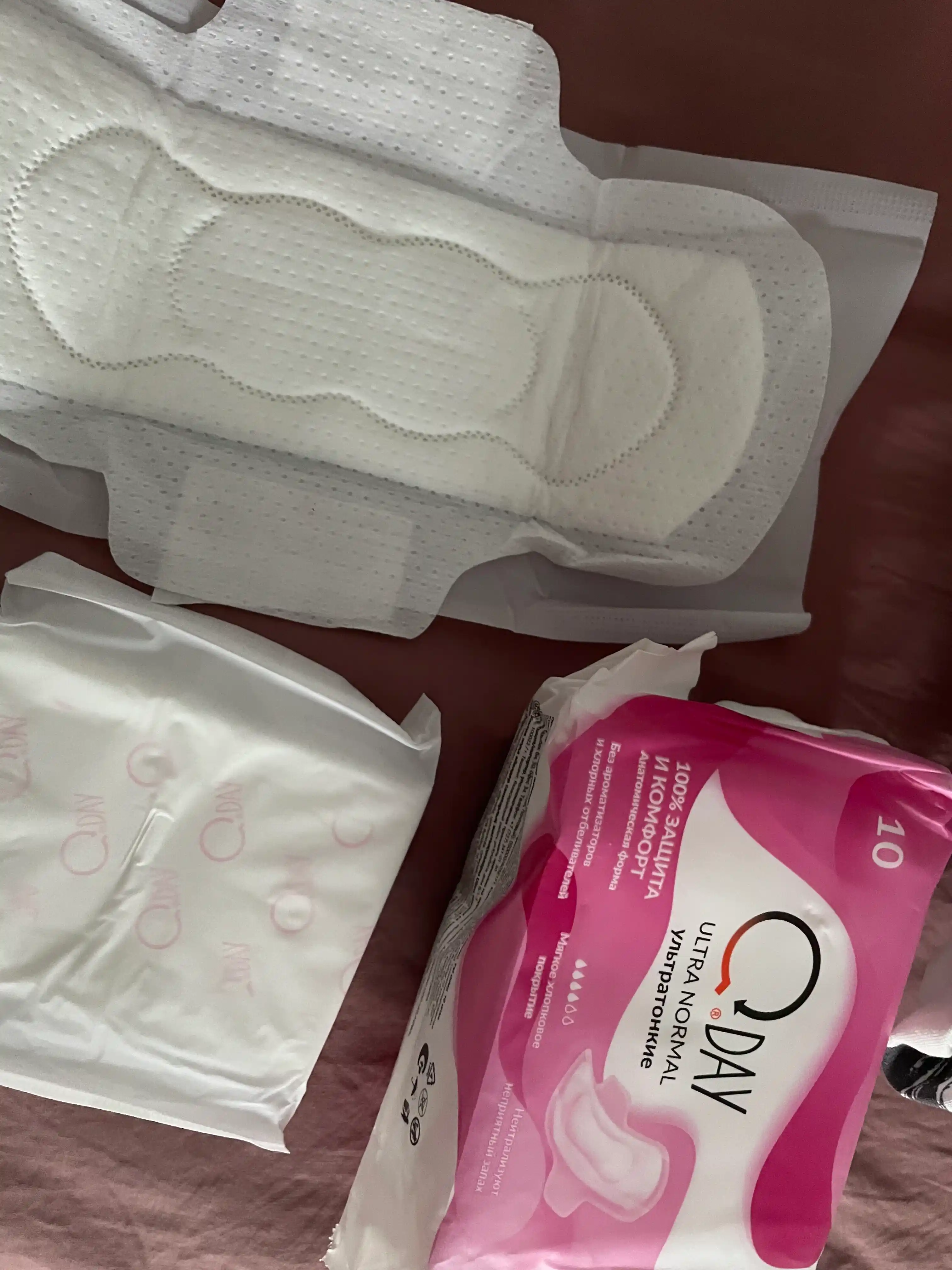 Ayollar uchun QDAY Ultra Normal gigiyenik prokladkalar, 4 tomchi, 20 dona