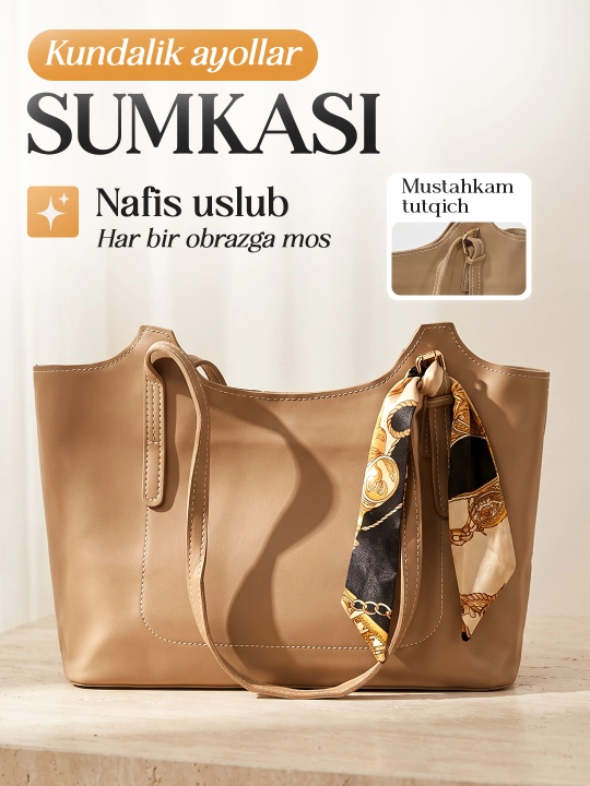 Ayollar sumkasi, sumka ayollar uchun yelkama, qizlarga katta sumkalar - 
