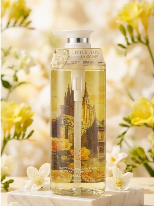 Si Si xushbo'y dush geli Jasmine & Red Rose, tana uchun dush geli, 520 ml - 