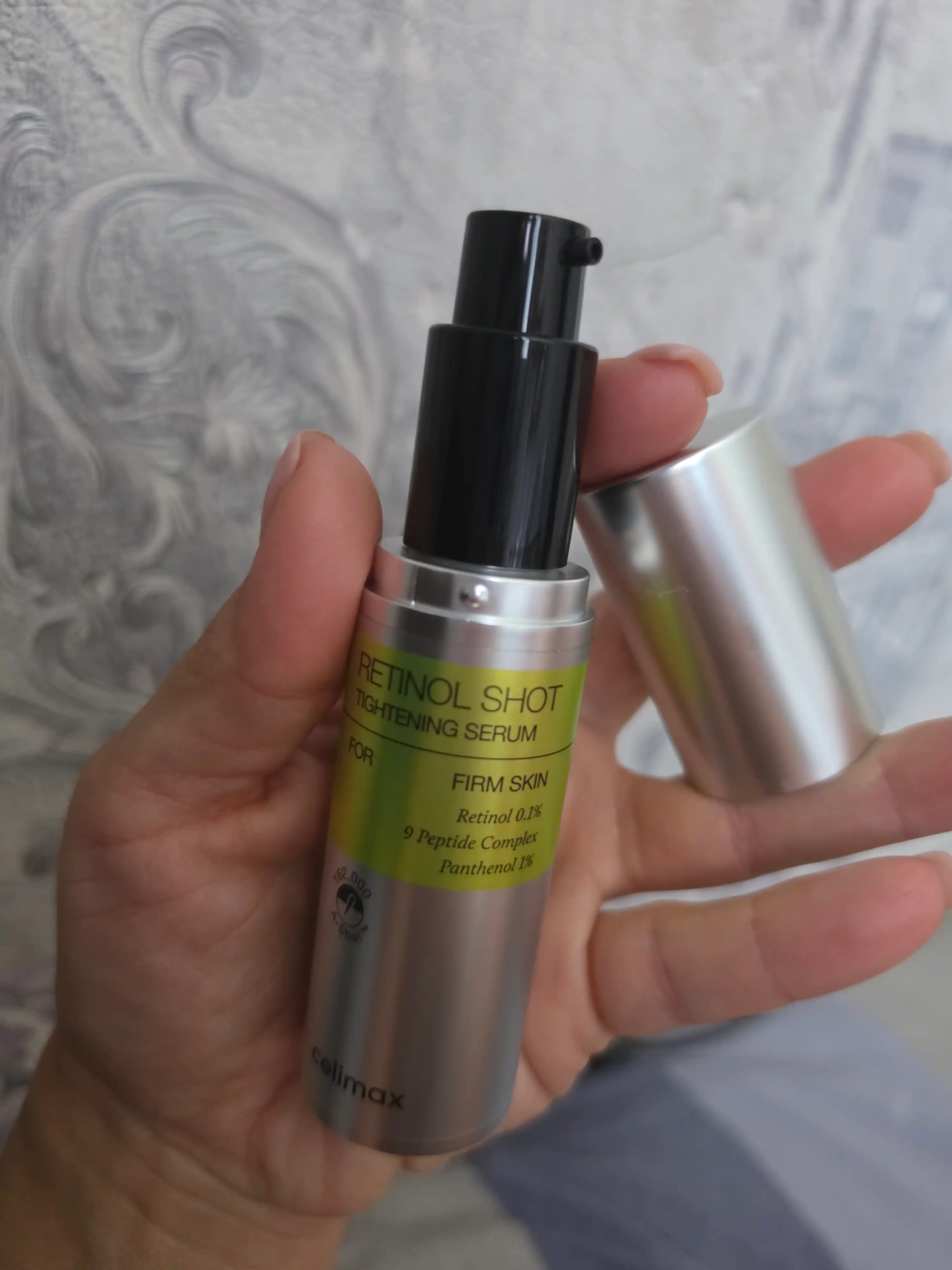 Celimax Retinol Shot Serum mikroignali lifting sivoratka, tarang va silliq yuz teri, 30 ml