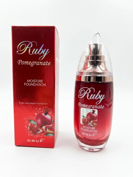 Ruby Pomegranate Moisture Foundation namlantiruvchi tonal kremi, N21 anor ekstrakti bilan - 