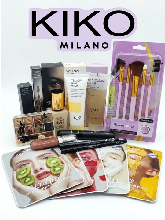 Kiko Milano pardoz va yuz parvarishi kosmetika to'plami, ayollar uchun sovga - 