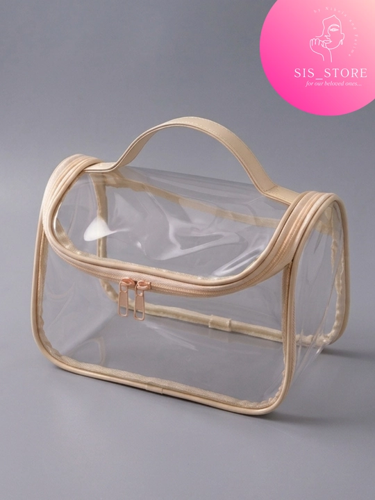 Shaffof sayohat kosmetik sumkasi - 