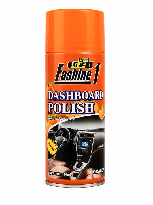 Fashine 1 panel polirol spreyi, avtomobil saloni uchun, olma hidli, 450 ml