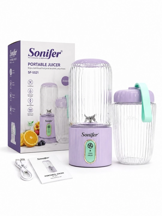 Mini-blender, portativ USB-blender UAKEEN ZL-2230, 500 ml, 60 Vt