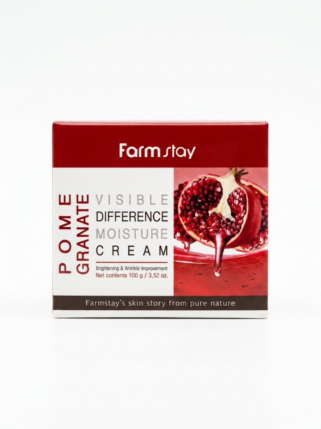 Farmstay Visible Difference Moisture Cream Pomegranate (100 g) anor ekstraktli yuz kremi