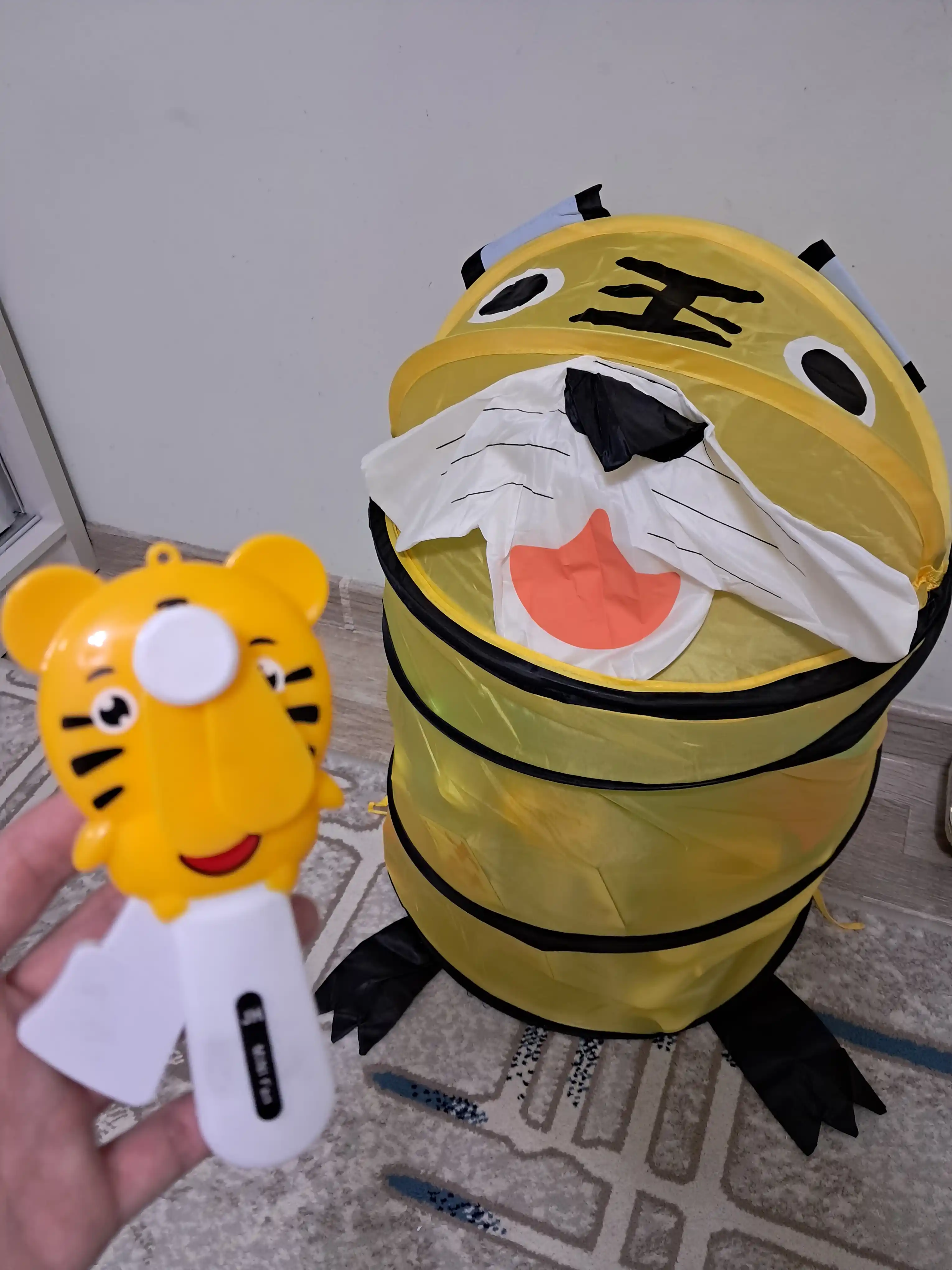 Корзина для игрушек детская с животным дизайном, складная большая