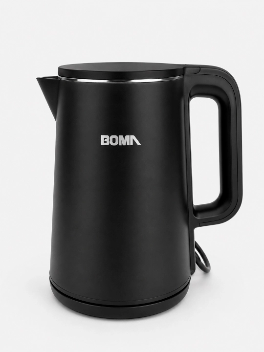 Elektr choynaglar BOMA 1500Vt, shisha, po'lat va sensorli displey 2-2,5 litr, LED va 360°