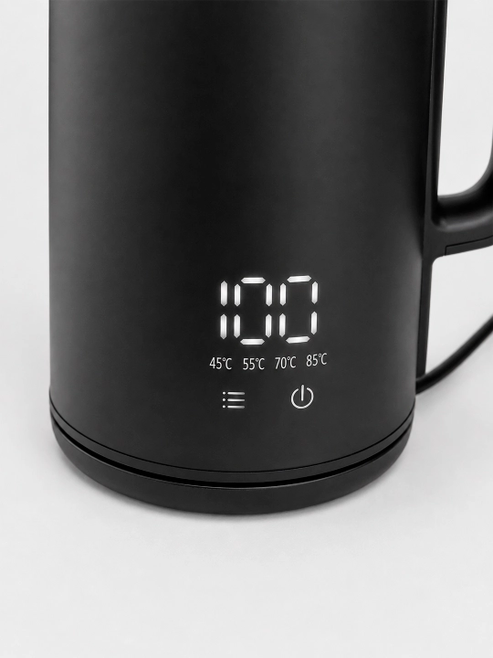Elektr choynaglar BOMA 1500Vt, shisha, po'lat va sensorli displey 2-2,5 litr, LED va 360°