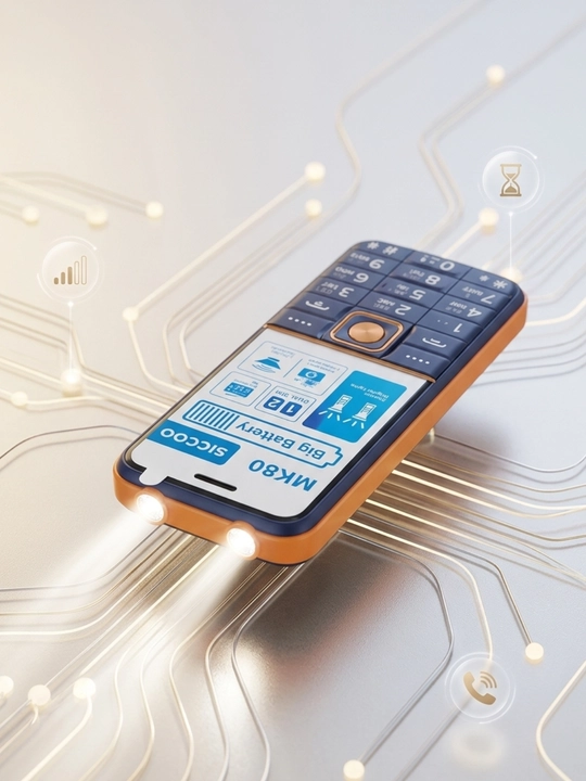 SICCOO MK80 tugmali mobil telefon, 2500 mAh, 2 SIM