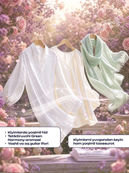 Morni Flora Perfume Opera 340 г, ароматические гранулы для стирки