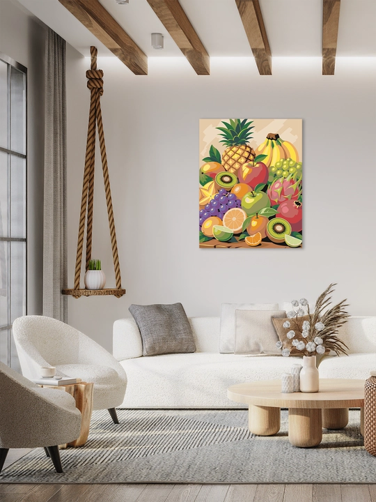 Raqamlar bo‘yicha rasm ARTERY 40x50 sm, tabiat, mevalar va natyurmort