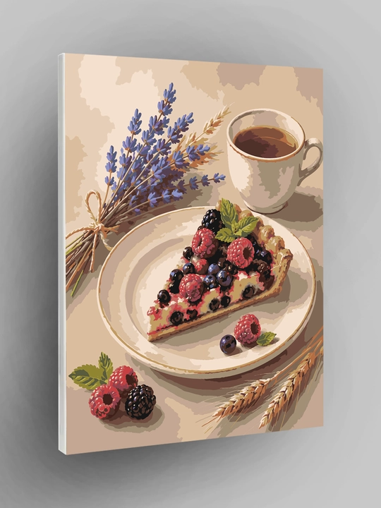 Raqamlar bo‘yicha rasm ARTERY 40x50 sm, tabiat, mevalar va natyurmort