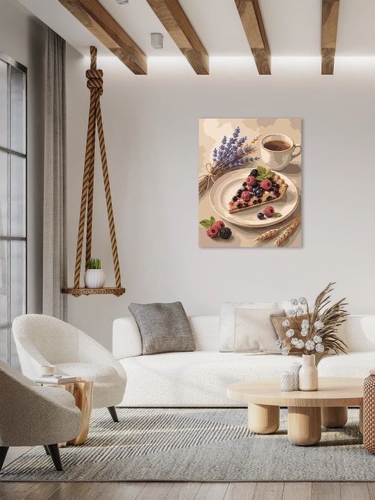 Raqamlar bo‘yicha rasm ARTERY 40x50 sm, tabiat, mevalar va natyurmort