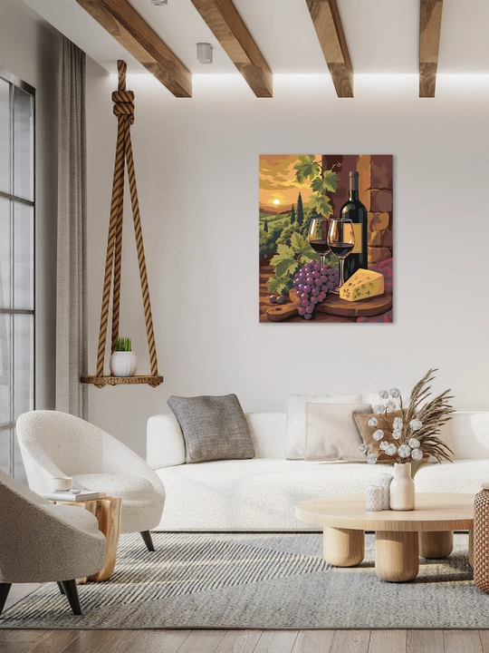 Raqamlar bo‘yicha rasm ARTERY 40x50 sm, tabiat, mevalar va natyurmort