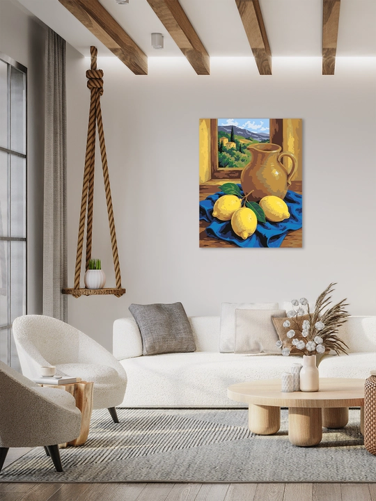 Raqamlar bo‘yicha rasm ARTERY 40x50 sm, tabiat, mevalar va natyurmort