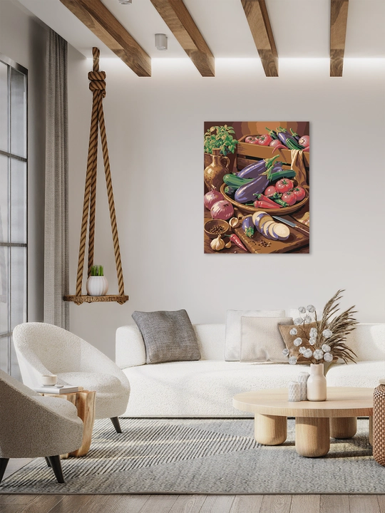 Raqamlar bo‘yicha rasm ARTERY 40x50 sm, tabiat, mevalar va natyurmort