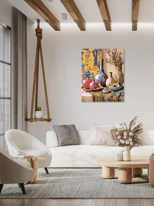 Raqamlar bo‘yicha rasm ARTERY 40x50 sm, tabiat, mevalar va natyurmort