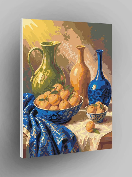 Raqamlar bo‘yicha rasm ARTERY 40x50 sm, tabiat, mevalar va natyurmort