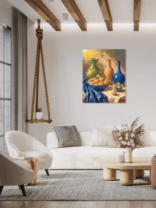 Raqamlar bo‘yicha rasm ARTERY 40x50 sm, tabiat, mevalar va natyurmort